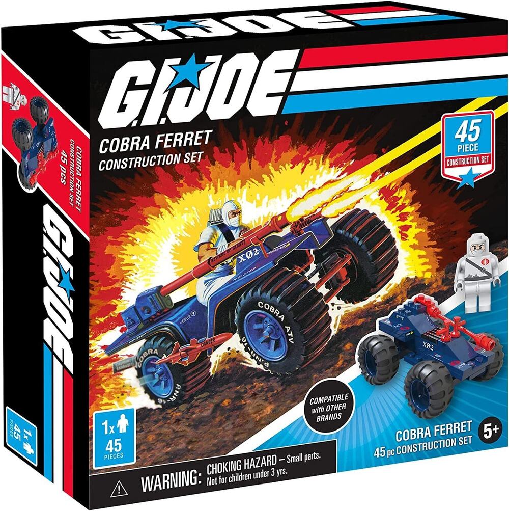 GI Joe Cobra Ferret Construction Set, Building Kit (45 PCS)